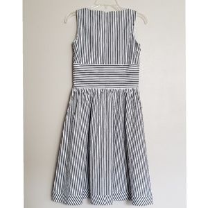 anne klein seersucker fit & flare dress